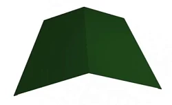 Планка конька плоского простая Металл Профиль 115x115x2000 Полиэстер 0,45