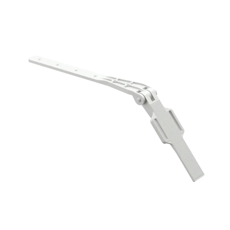 Крепление для кроншейна желоба d-120 мм регулируемое ПВХ Döcke Premium пломбир RAL 9003