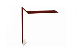 Планка ветровая для мягкой кровли Grand Line 130x25x100 Satin 0,5