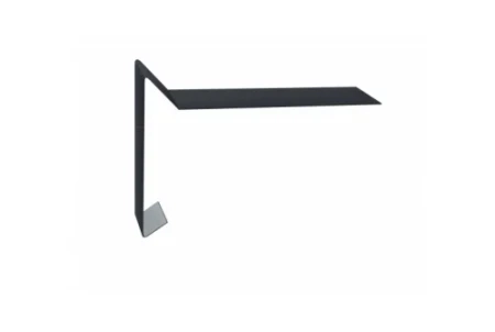 Планка ветровая для мягкой кровли Grand Line 100x20x70 0,5 Satin цвет RAL 7024