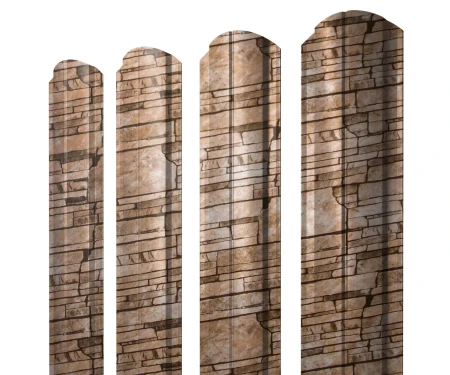 Полукруглый Slim Print Elite 0,45 Sand Stone фигурный