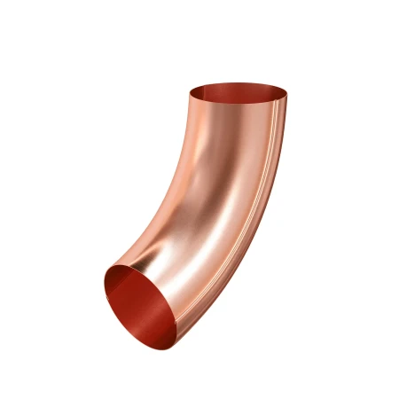 Колено трубы d-90 мм Aquasystem Элит 0,6 медный