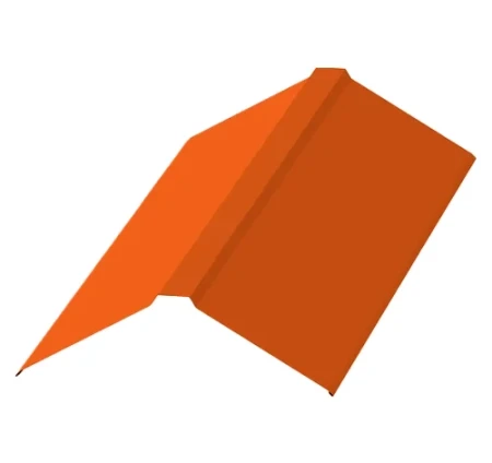 Планка конька плоского Металл Профиль 150x150x2000 0,45 Полиэстер цвет RAL 2004