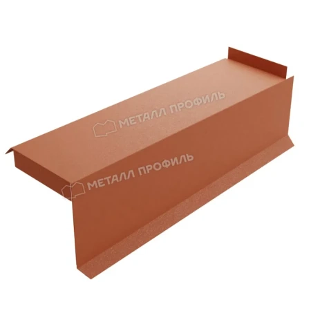 Планка сегментная торцевая правая Металл Профиль 400 мм 0,5 VikingMP E цвет RAL 8004