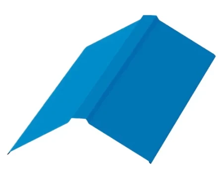 Планка конька плоского Металл Профиль 190x190x2000 0,45 Полиэстер цвет RAL 5015