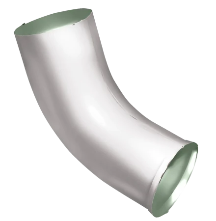 Колено стока d-90 мм 60° ГрандЛайн GL PE Полиэстер двухсторонний 0,6 в Санкт-Петербурге фото