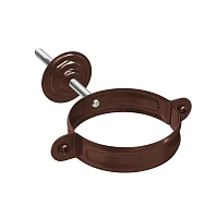 Хомут трубы d-90 мм с комплектом Аквасистем Премиум PU 0,6 RAL 8017