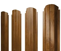 Штакетник Grand Line П-образный Print Premium 0,45 фигурный