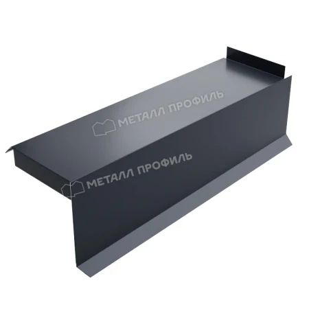 Планка сегментная торцевая правая Металл Профиль 400 мм 0,5 Norman цвет RAL 7024