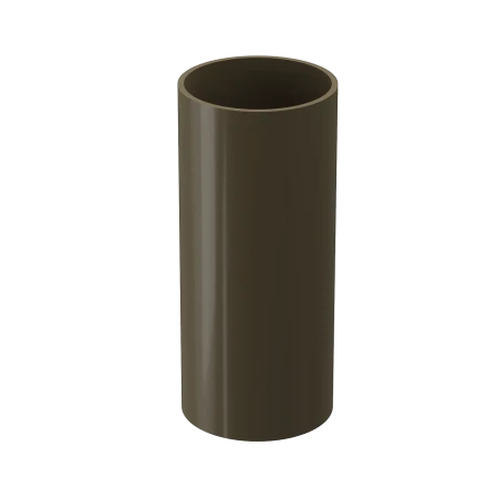 Труба водосточная ПВХ d-85 мм 3 м Döcke Premium каштан RAL 8017