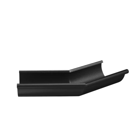 Угол желоба наружный d-150 мм 135° Aquasystem Premium PU Matt 0,6 RAL 9005