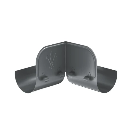 Ограничитель перелива желоба d-150 мм угловой Aquasystem Premium Pural 0,6 RAL 7024