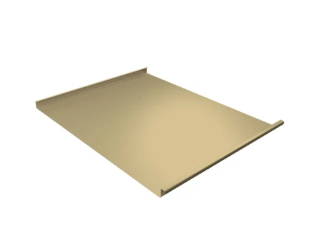 Фальц двойной стоячий Grand Line Drap 0,5 Ral 1014