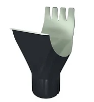 Воронка желоба d-150x100 мм Grand Line PE Полиэстер двухсторонний 0,6 RAL 7024