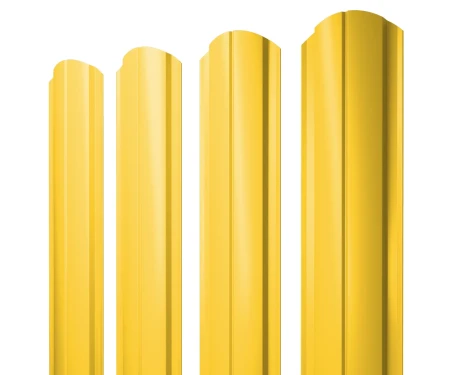 Полукруглый Slim Satin 0,5 RAL 1018 фигурный