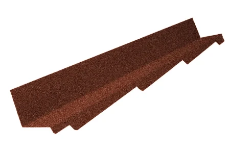 Планка примыкания правая для композитной черепицы Luxard цвет Коралловый