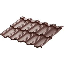 Модульная металлочерепица Аквасистем Гётеборг Rooftop Matte 0,5 (1205х415) Zn180