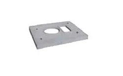 Покровные плиты Schiedel Uni Покровная плита под изоляцию  (5 см) для одноходового дымохода с вентканалом