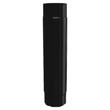 Труба круглая соединительная d-100 мм 1 м Металл Профиль FORAMINA PUR Purman двухсторонний 0,5 RAL 9005