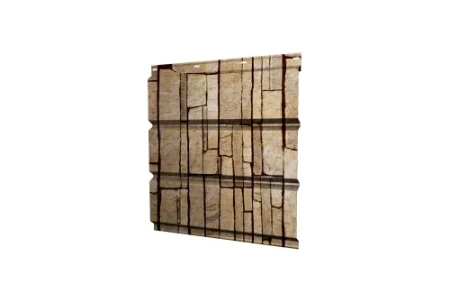 Металлический софит Grand Line Print Elite 0,45 с полной перфорацией Sand Stone