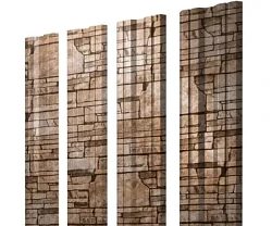 Штакетник Grand Line Twin Print Elite 0,45 прямой