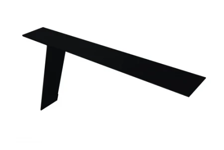 Планка карнизная фальц Grand Line 130x80 0,5 PurLite Matt цвет RAL 9005