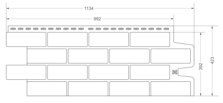 Пластиковая фасадная панель Grand Line Колотый камень Classic в Санкт-Петербурге фото