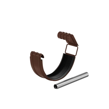 Соединитель желоба в комплекте d-150 мм Aquasystem Premium PU 0,6 RAL 8017