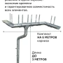 Комплект металлического водостока Grand Line GL ZN d-125x90 мм 6 м/3 м Оцинкованный в Санкт-Петербурге фото
