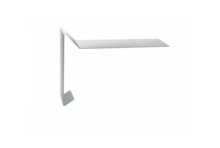 Планка ветровая для мягкой кровли Grand Line 100x20x70 0,4 Полиэстер цвет RAL 9003