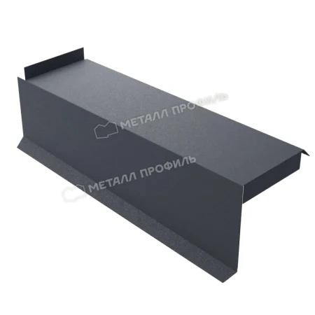 Планка сегментная торцевая левая Металл Профиль 400 мм 0,5 VikingMP E цвет RAL 7024