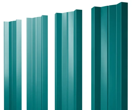 М-образный Satin 0,5 RAL 5021 прямой