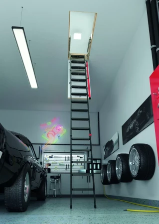 Чердачная люк-лестница Fakro LMP термоизоляционная в Санкт-Петербурге фото