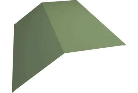 Планка конька плоского Grand Line 145x145 0,45 Полиэстер цвет RAL 6019