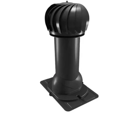 не утепленная с универсальным проходным элементом 125 мм Ral 9005