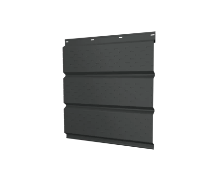 Металлический софит Grand Line Satin 0,5 с полной перфорацией Ral 7016