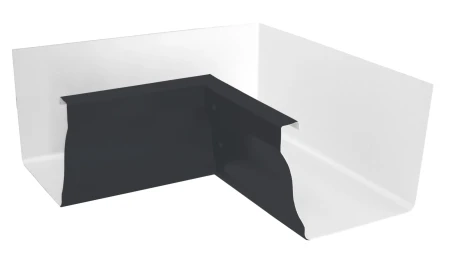 Угол желоба внутренний 90 гр. Grand Line Vortex Matt Полиэстер Matt 0,45 RAL 7024