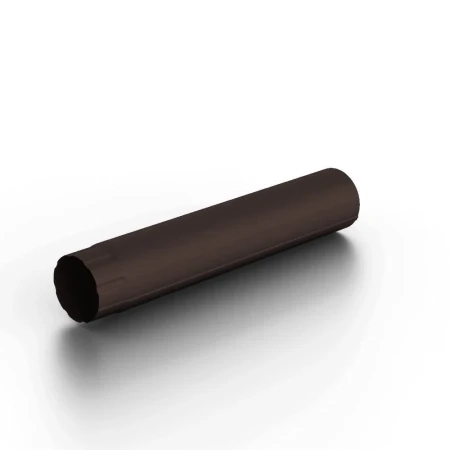 Труба круглая водосточная d-100 мм 3 м Металл Профиль FORAMINA FREEZE Valori двухсторонний 0,5 DarkBrown