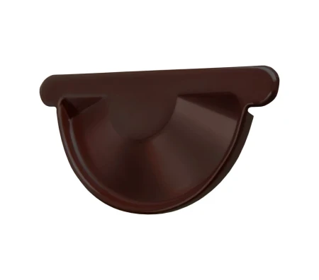 Заглушка желоба d-125 мм торцевая универсальная ГрандЛайн GL PE Matt Полиэстер Matt 0,55 в Санкт-Петербурге фото