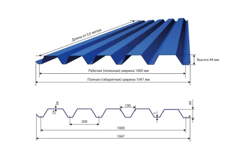 С-44 Полиэстер 0,7 Ral 3005