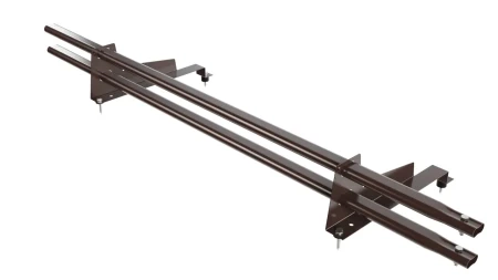 Для металлочерепицы с высокой ступенькой 400 мм Русский Рубеж 1 м RAL 8017 Для металлочерепицы с высокой ступенькой 400 мм Русский Рубеж 1 м RAL 8017