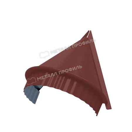 Заглушка конька круглого конусная Металл Профиль 0,50 PURETAN цвет RR 29