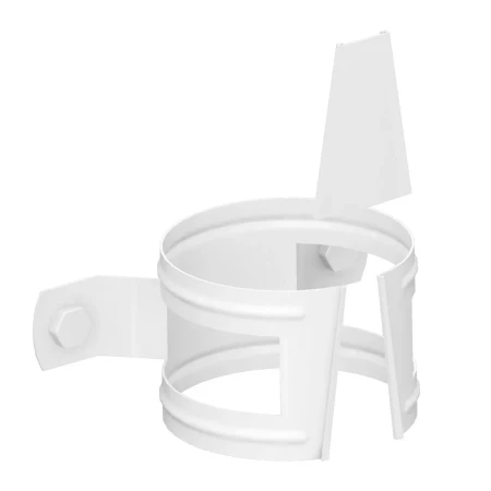 Кронштейн трубы на дерево d-100 мм Металл Профиль FORAMINA PUR Purman двухсторонний 0,6 RAL 9010