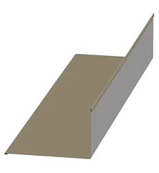 Планка примыкания верхняя Металл Профиль 140x90x2000 Полиэстер 0,45 Планка примыкания верхняя Металл Профиль 140x90x2000 Полиэстер 0,45