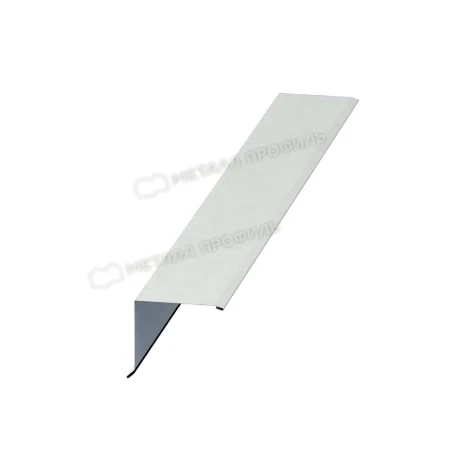 Планка торцевая Металл Профиль 95x120x2000 0,5 Norman цвет RAL 9003