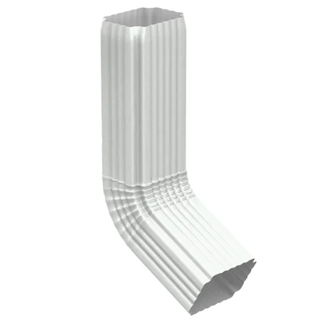 Колено трубы 76x102 мм 60 гр. Металл Профиль Бюджет Полиэстер 0,5 RAL 9003