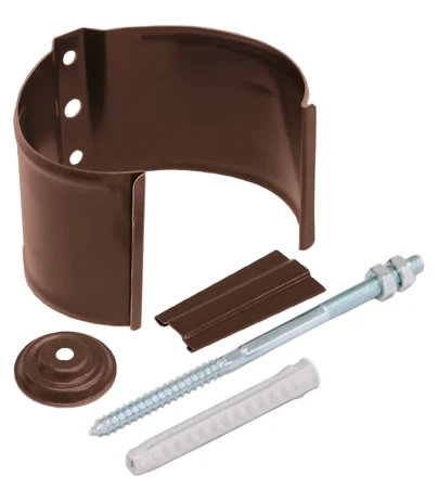 Кронштейн трубы на кирпич d-90 мм Grand Line Полиуретан 0,6 RAL 8004