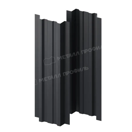 Прямоугольный Lane Полиэстер двухсторонний 0,45 RAL 7024 прямой