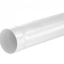 Труба круглая водосточная d-100 мм 3 м Aquasystem Premium Pural 0,6 RAL 9003