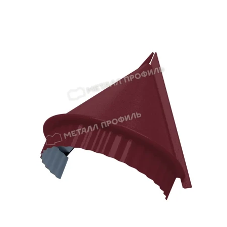 Заглушка конька круглого конусная Металл Профиль Viking E 0,5 цвет RAL 3005